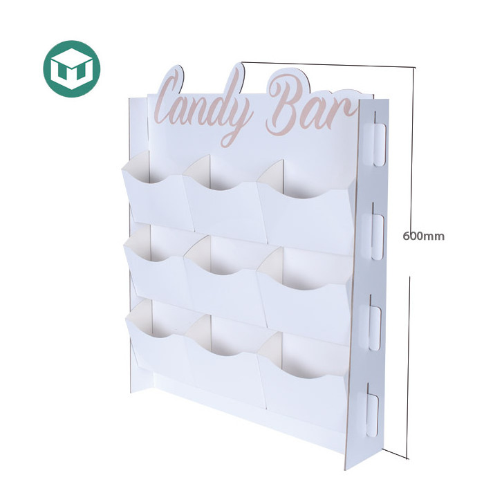 Store Promotion Point of Sale Cardboard Candy Cardboard Corrugated Confectionery Display Rack