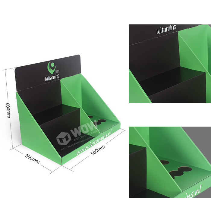 Custom Toner Cardboard Display Stand, High Quality Purse Cardboard Display Rack, Recyclable Photos Cardboard Display Shelf