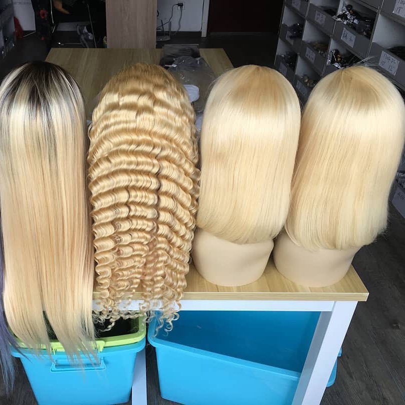 Free Sample Brazilian 360 Lace Front Wigs Virgin Human Hair Wigs HD Lace 13x4 13x6 Pre Pluck Lace Frontal Wigs For Black Women