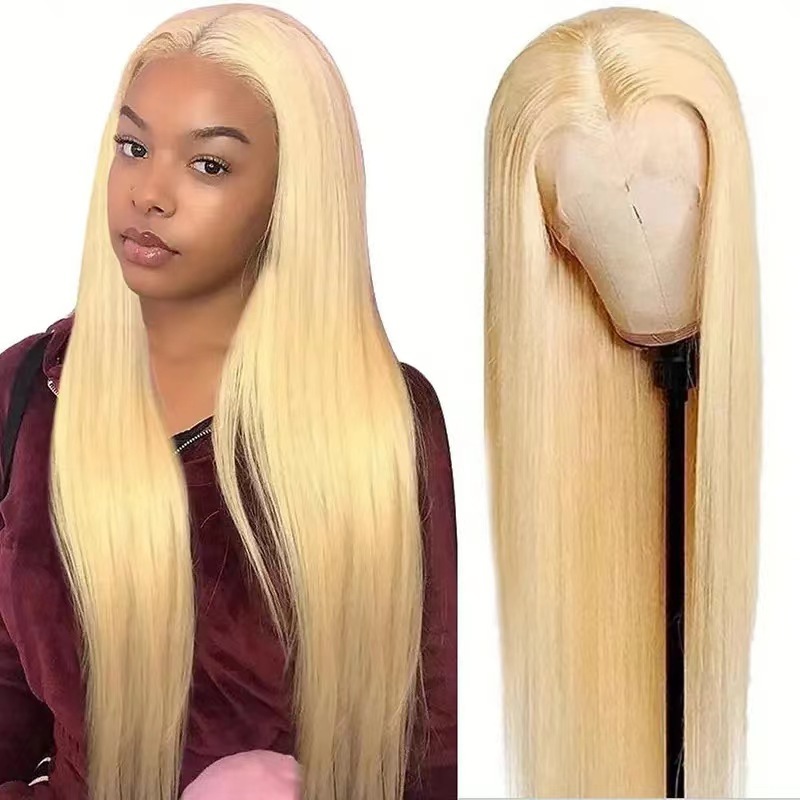 Factory 36inch long length blonde 613 full HD lace wig 5x5 13x4 lace frontal human hair deepwave  6x6 lace wigs for black women