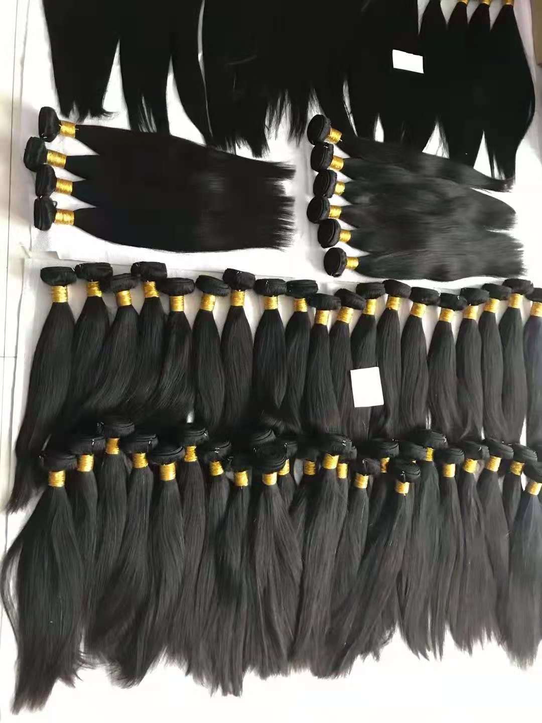 Super Double Drawn Vietnamese Virgin Human Hair 13A Grade Bone Straight Vietnam Human Hair Extension, Bundle Raw Vietnamese Hair