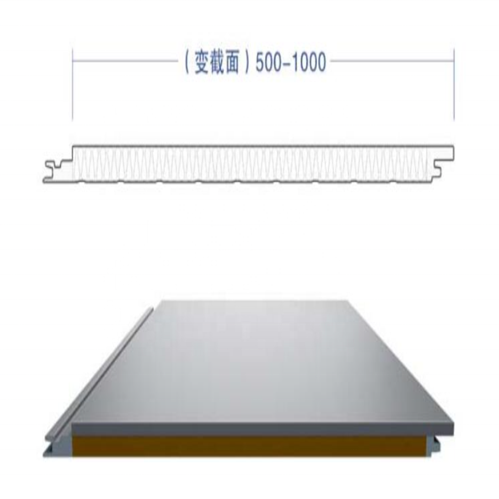 Four-sided flanging machine in sandwich panel production line