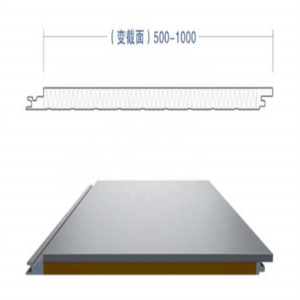 Four-sided flanging machine in sandwich panel production line