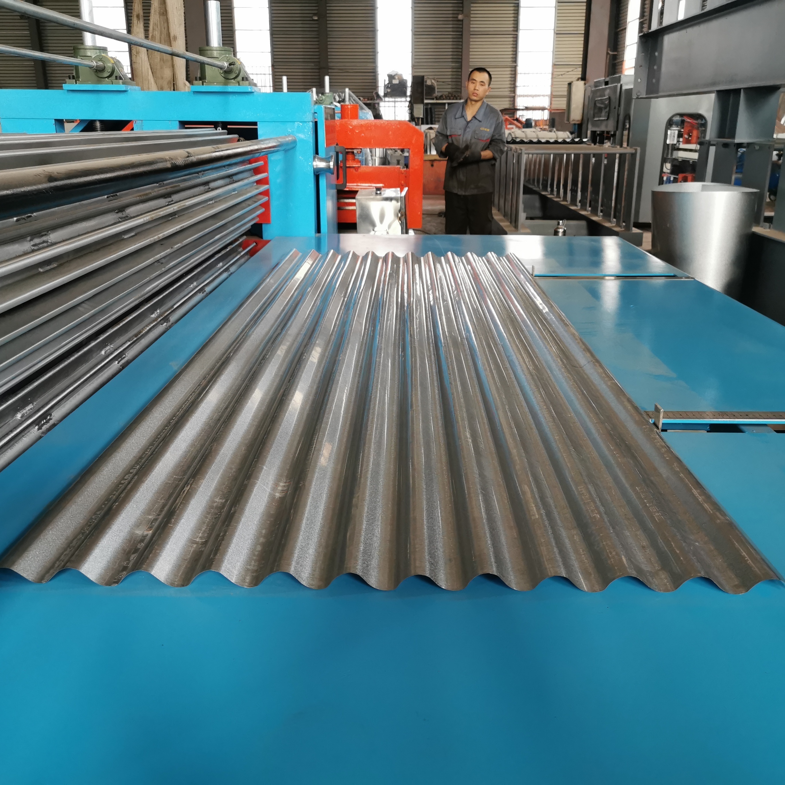 corrugated iron roofing zinc sheet roll forming machine