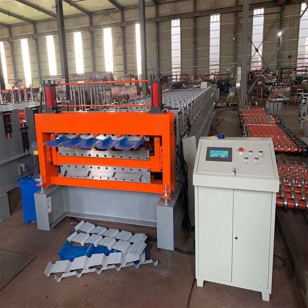 double layer galvanized tile roofing sheet making roll forming machine