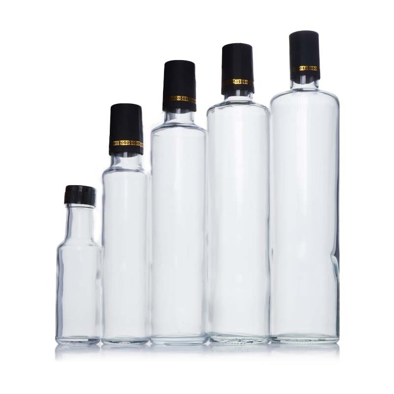 In stock 250ml 500ml 750ml 1000ml olive oil glass bottle with aluminum lid olive oil bottles wholesale