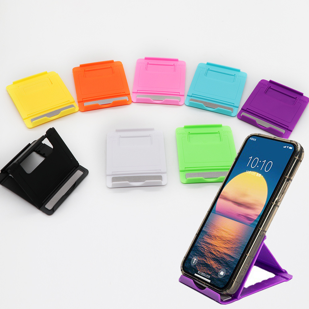 2024 hot selling portable colorful lazy phone holder custom logo waterproof phone holder for all phones/pads business gifts