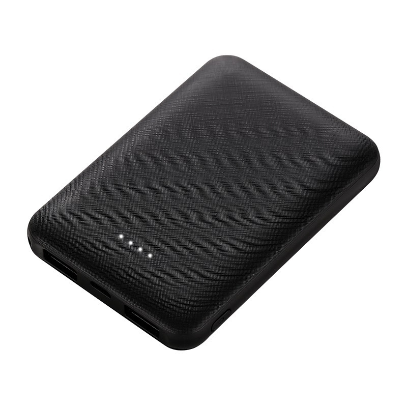 Ultra Slim Portable Mobile station Custom Logo Power bank 5000 mAh Mini Mobile Charger  Power Bank for gift