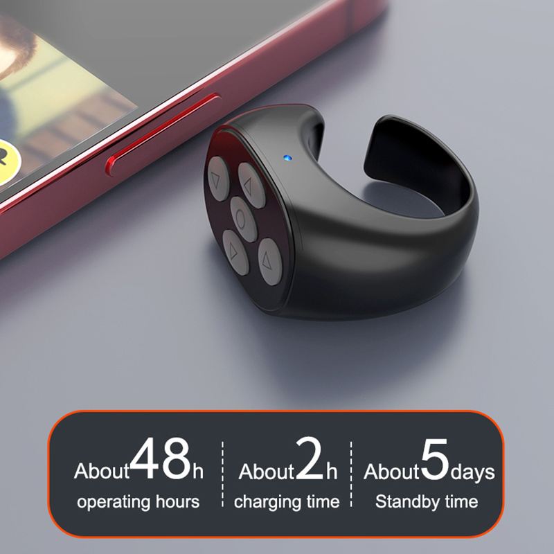 Ring Page Turner Rechargeable  Tiktok Wireless Scrolling Control  for phone/game/photo/photograph/gift