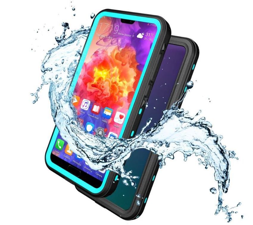 Waterproof Ip68 universal fingerprint identifiction cell mobile phones case cover for iphone x xr xs max for samsung for huawei