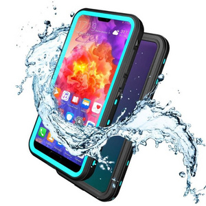 Waterproof Ip68 universal fingerprint identifiction cell mobile phones case cover for iphone x xr xs max for samsung for huawei