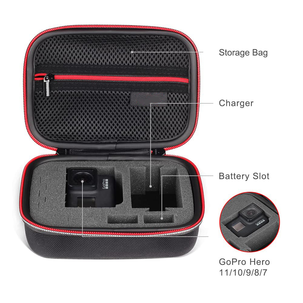 Wholesale Universal Protective Hard Shell Eva Carrying Case Bag For Sports Go Pro Action Camera