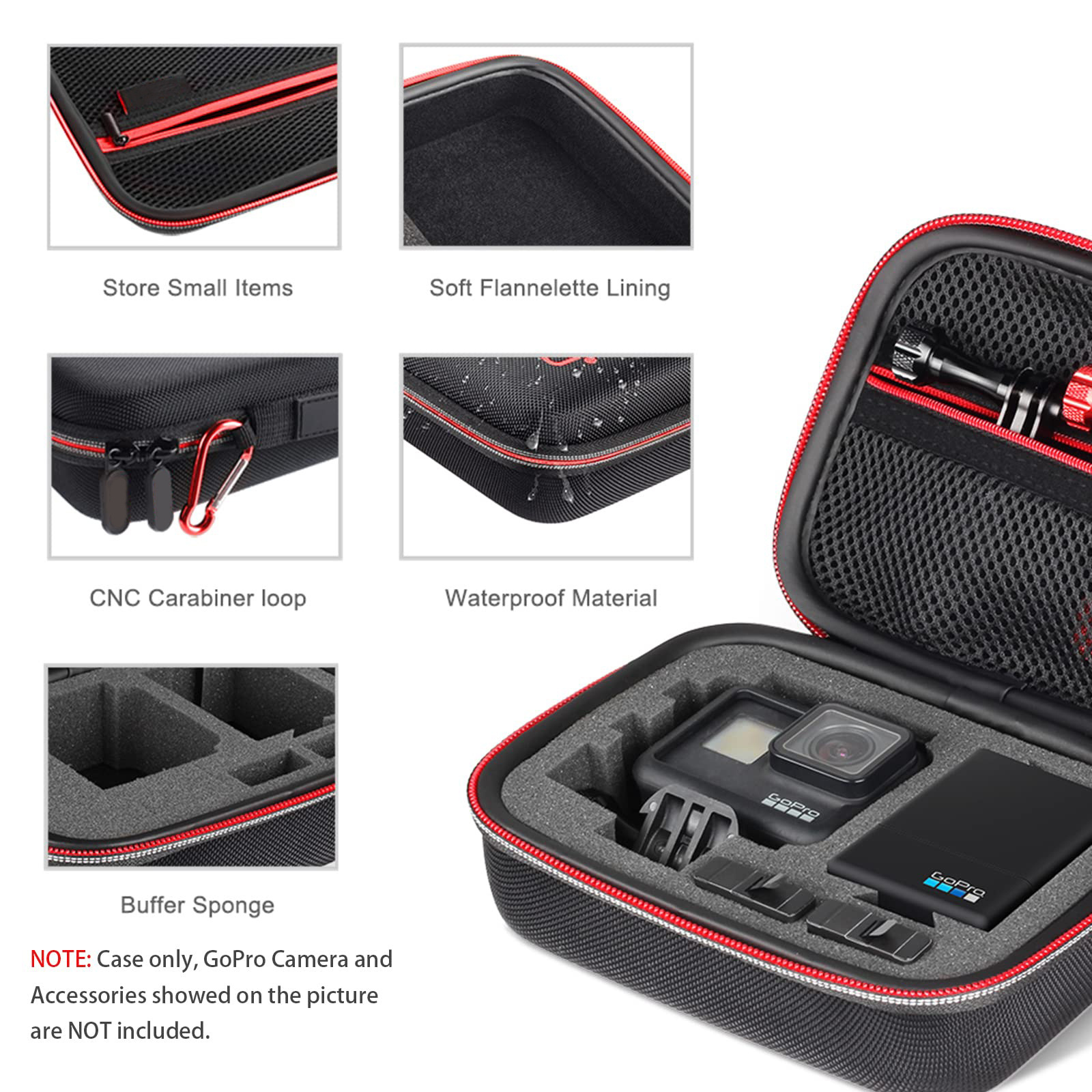 Wholesale Universal Protective Hard Shell Eva Carrying Case Bag For Sports Go Pro Action Camera