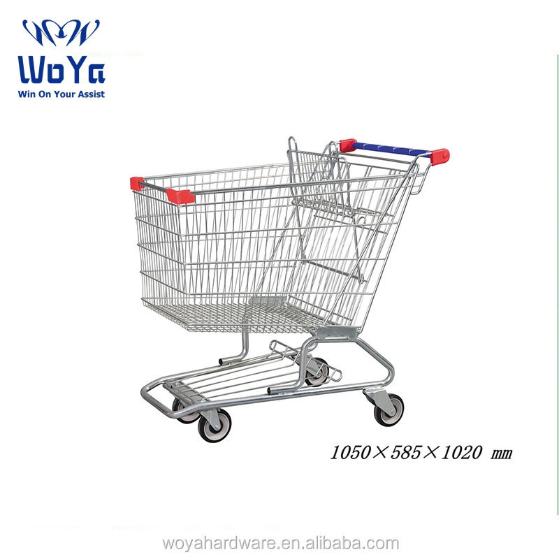 American style shopping trolley cart