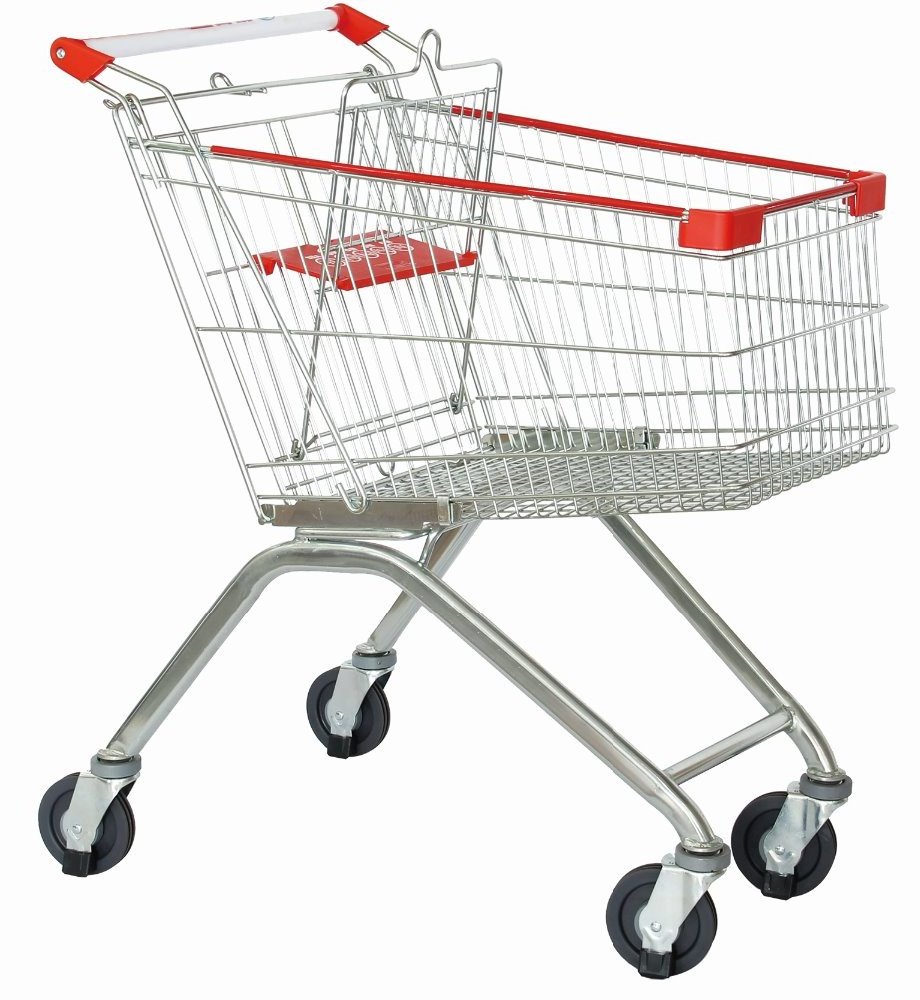 80L Supermarket grocery shopping trolley cart