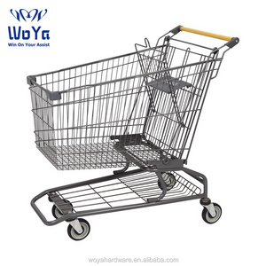 American style shopping trolley cart