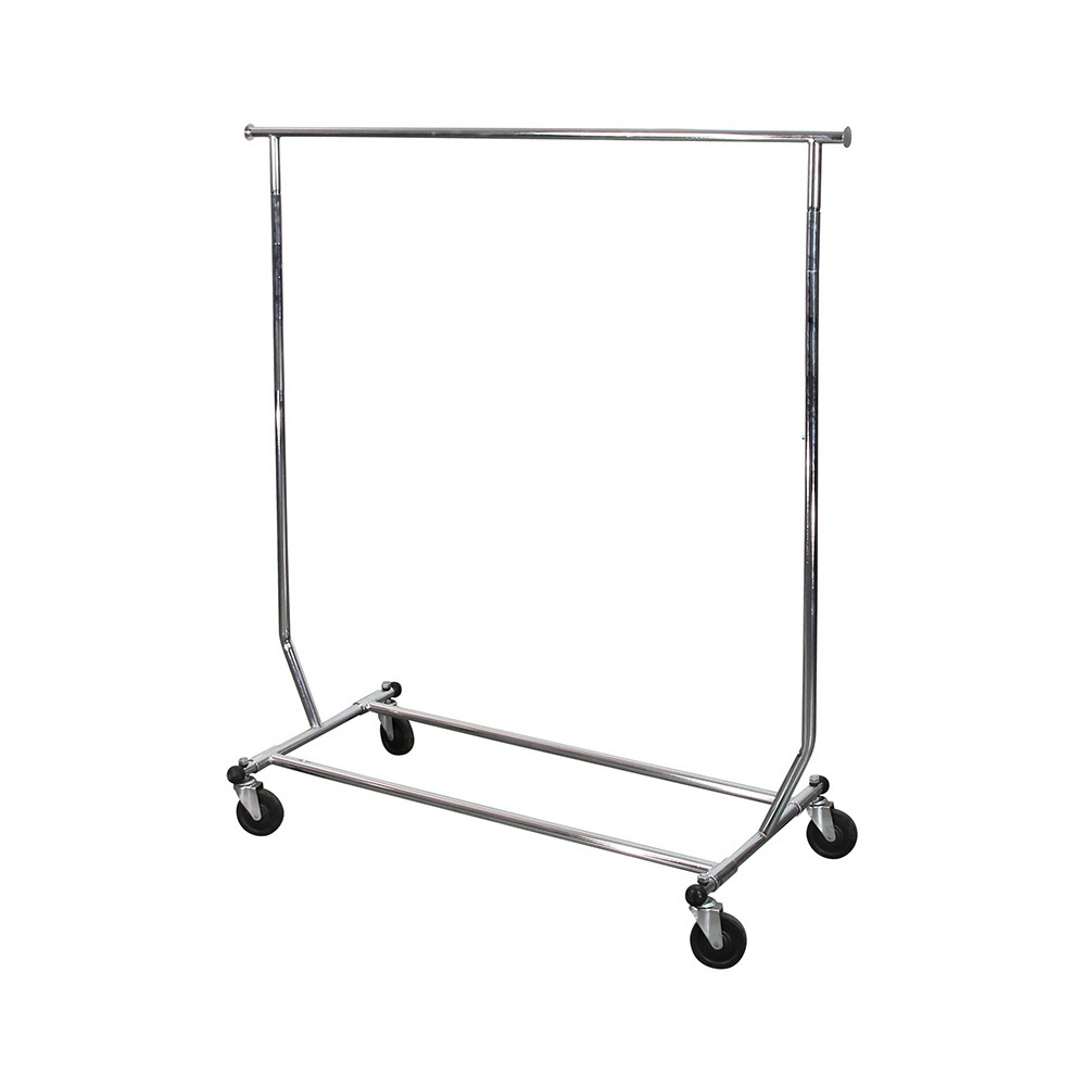 Durable used portable garment racks/rolling clothing racks for sale /heavy duty rolling clothes rack