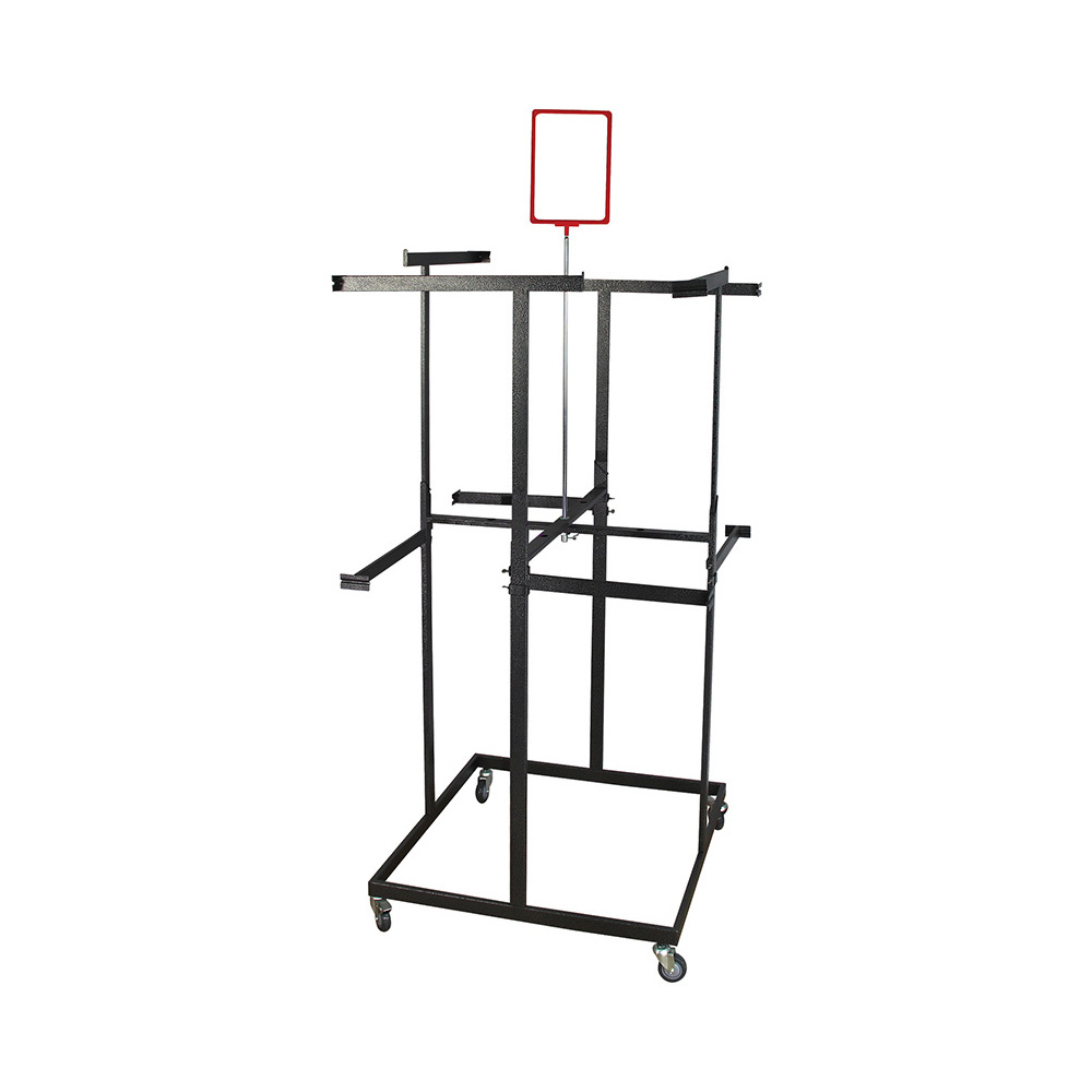 Wholesale High Quality Movable Hanging Garment rack And Clothing Display Rack