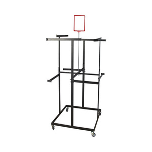 Wholesale High Quality Movable Hanging Garment rack And Clothing Display Rack