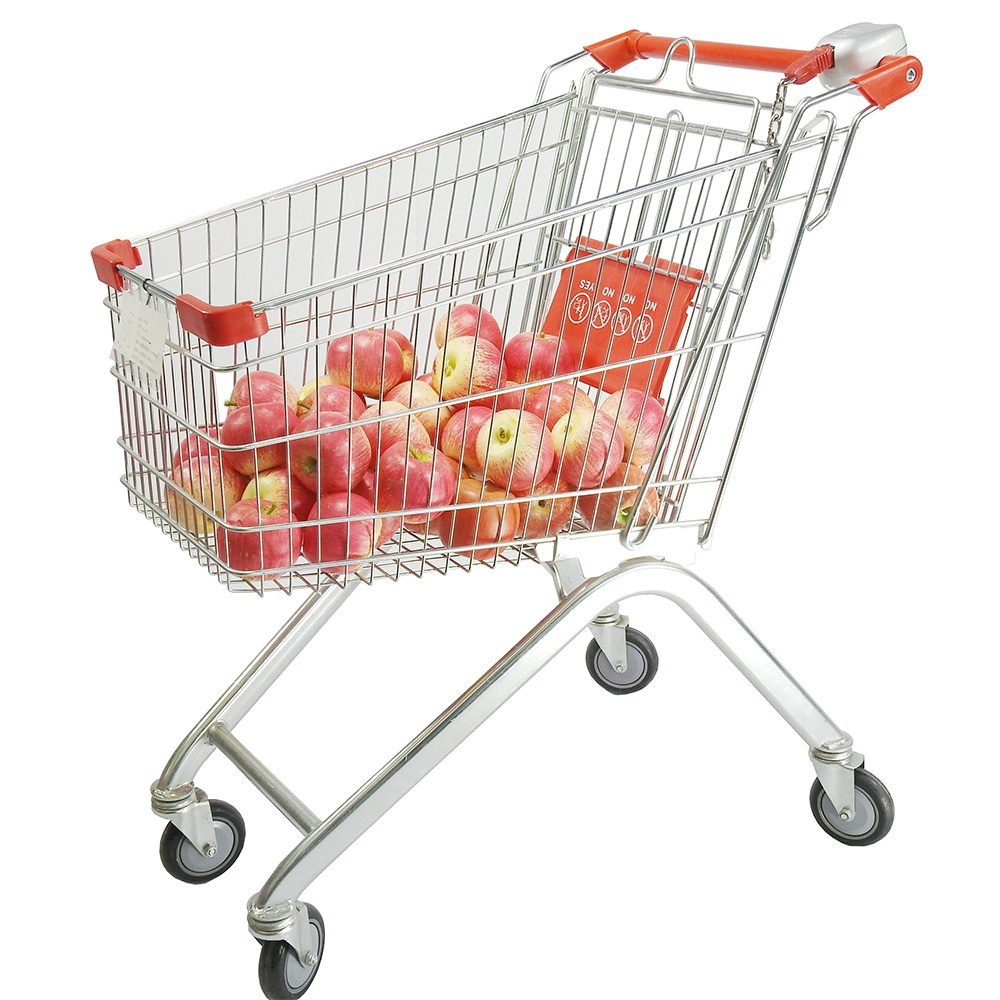 80L Supermarket grocery shopping trolley cart