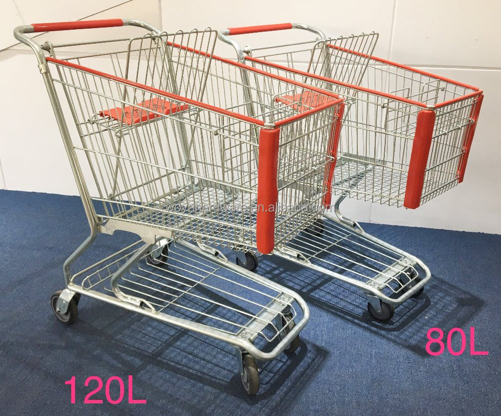 American style shopping trolley cart