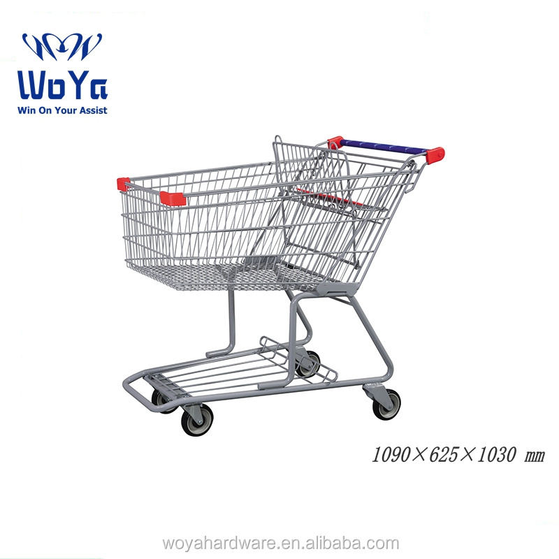 American style shopping trolley cart