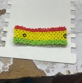 Woying African Customizable Ghana Jamaica Nigeria Morocco Flag Boho Style Beaded Stretch Colorful Seed Beads Elastic Bracelet