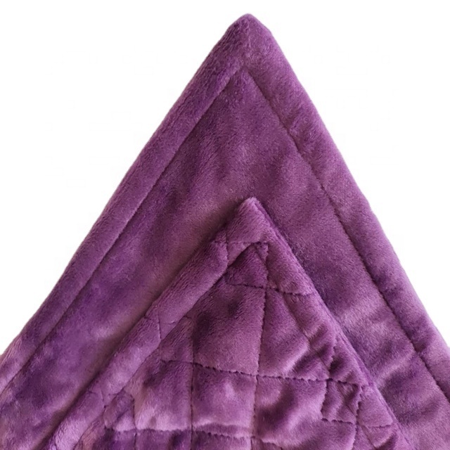 Chinese hot - selling crystal fleece short plush garment lining quilted pillow knitted velvet fabric