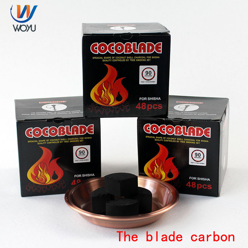 High quality hookah shisha charcoal cocoblade hookah coal