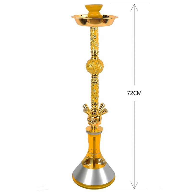 WOYU shisha flavor 4 smoking pipes glass hookah with hookah bowl