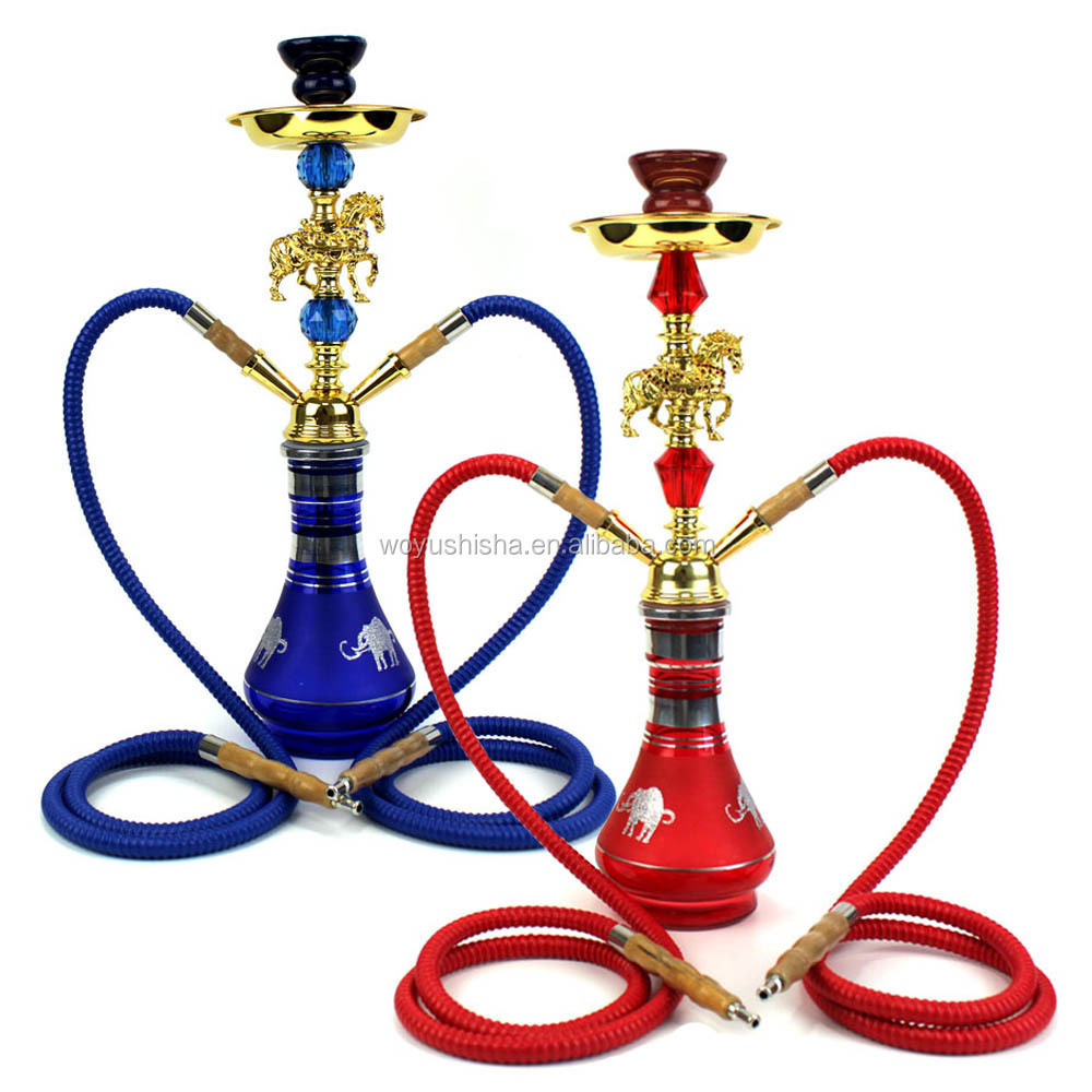 WOYU dubai red hookahs wholesale glass chicha pipe shisha smoke hookah kits