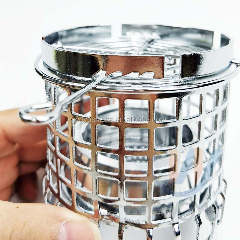 Wholesale portable shisha small glass chicha charcoal holder cage hookah