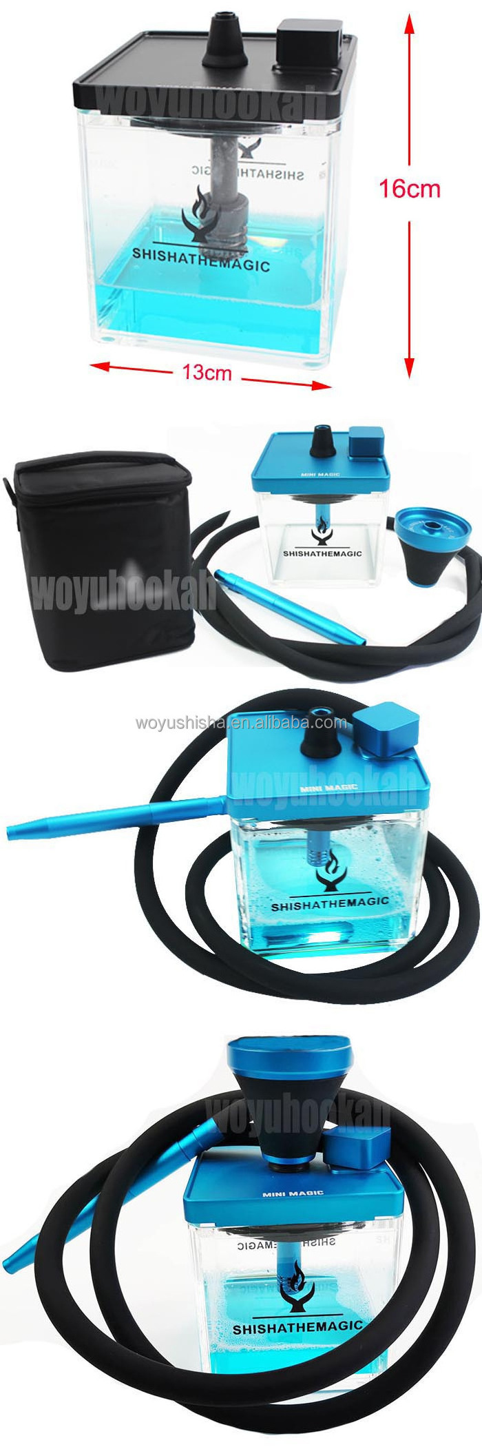 Square acrylic quality good hookah equipment coal lighter mouth tips wholesale shisha