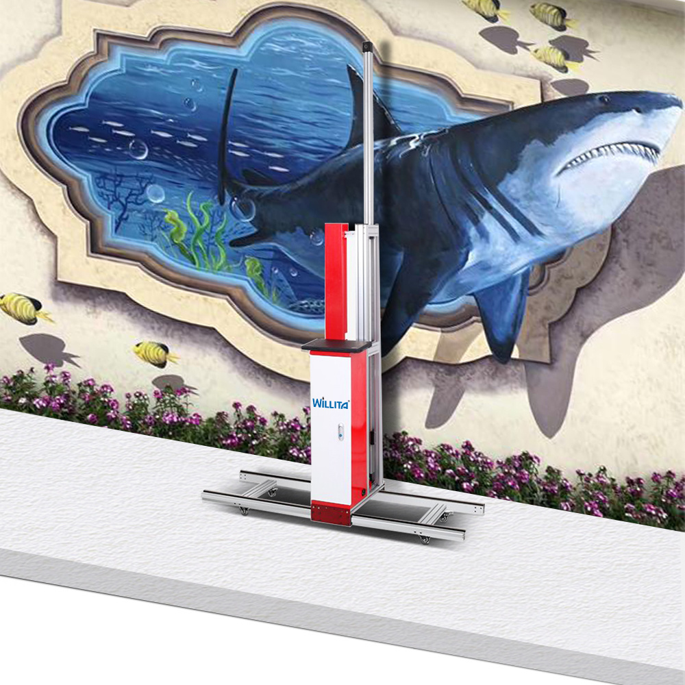 Auto Cleaning High Definition Direct Wallpaper Painting Machine 5d Inkjet Printer Wall Mural Printing Machine