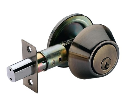 American Standard ANSI Stainless Steel Deadbolt Single Side Double Side Brass Cylinder Deadbolt Lock