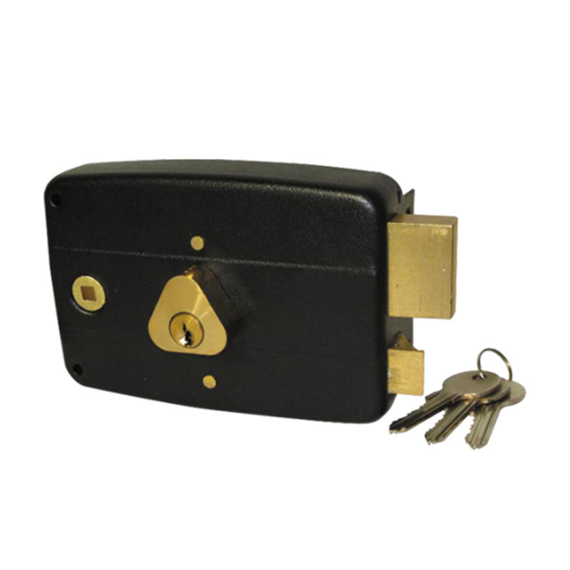 China factory Brass lock cylinder rim lock anti-theft Middle East brass night latch door rim lock