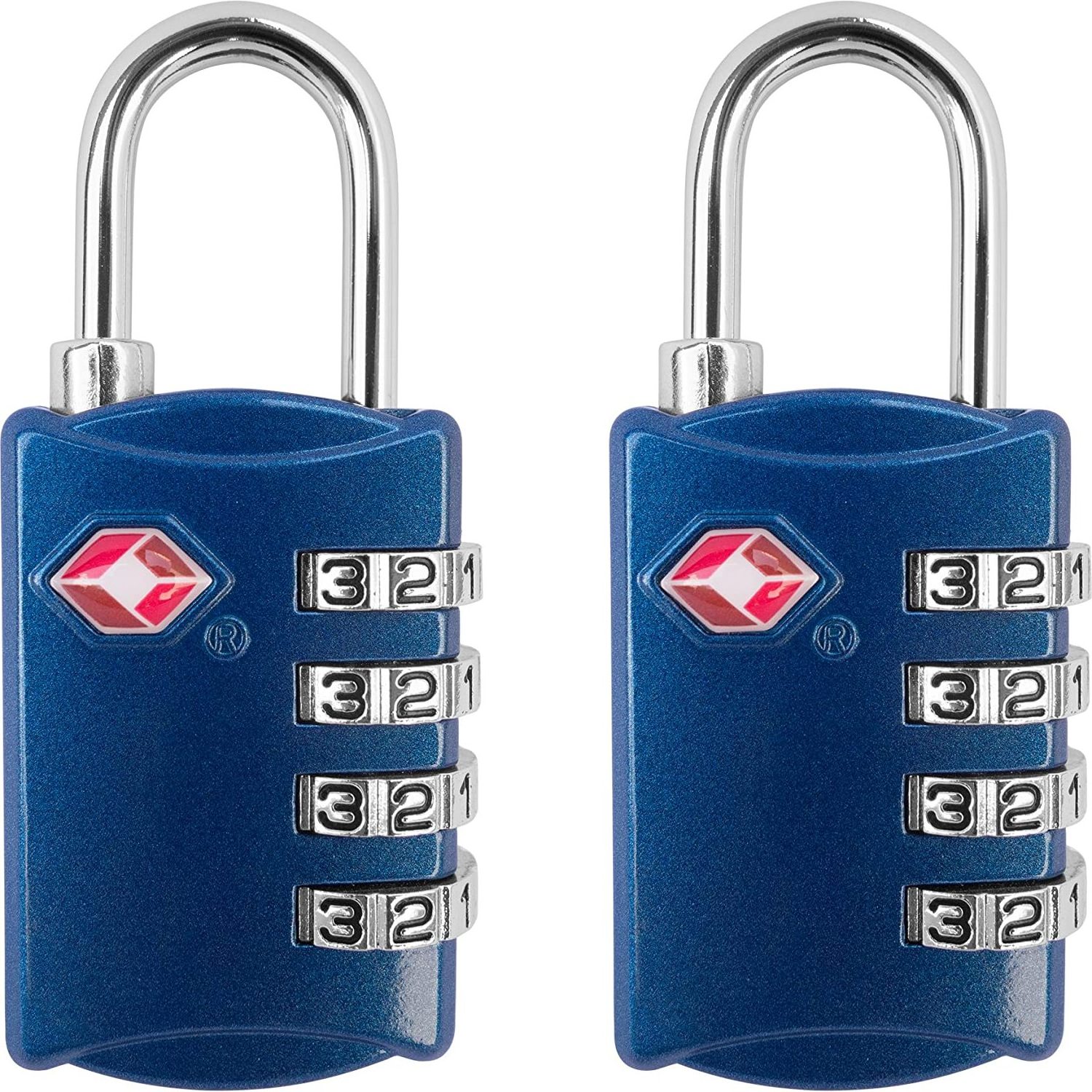 4 Digit Combination Zinc Alloy Padlocks TSA 007 Approved Suitcase Luggage lock