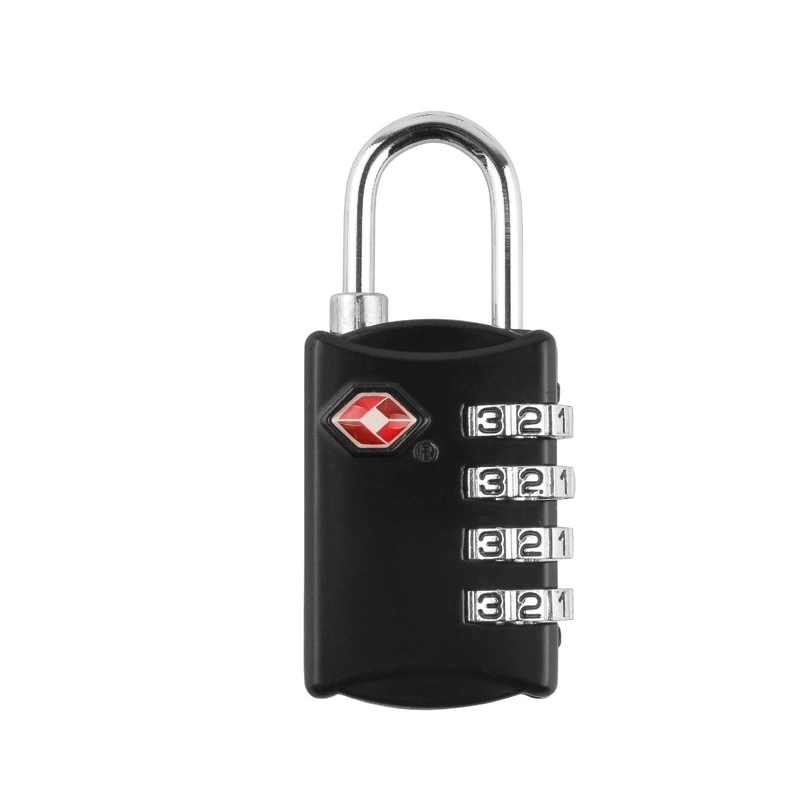 4 Digit Combination Zinc Alloy Padlocks TSA 007 Approved Suitcase Luggage lock