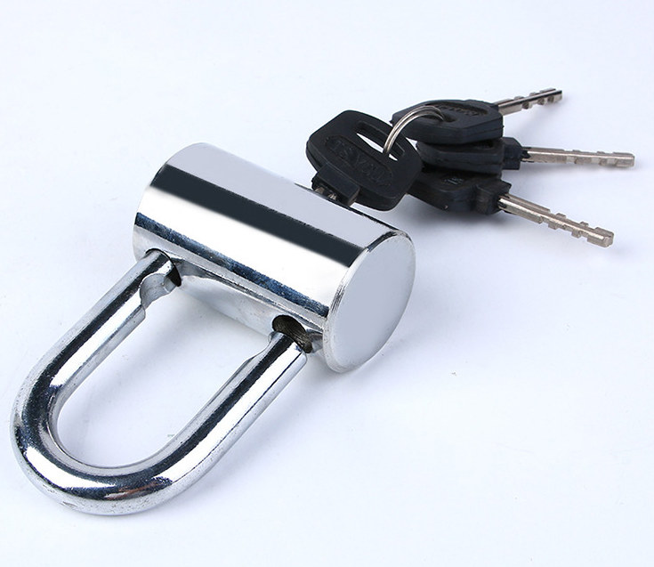 Factory direct sale 60-80mm hammer shape vane key long short shackle iron brass padlock door lock