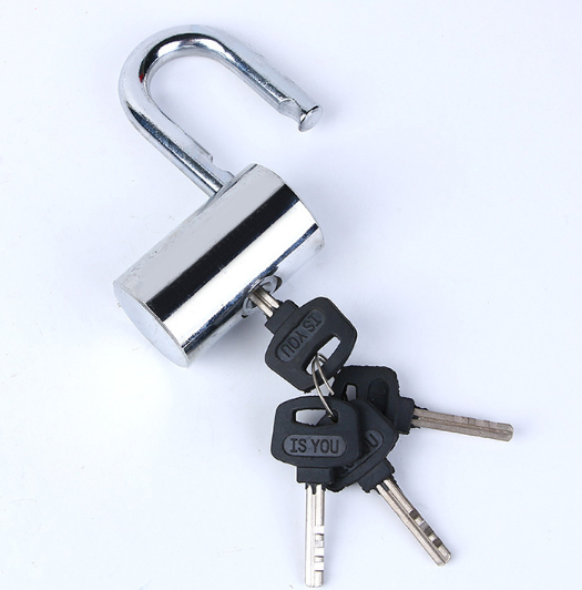 Factory direct sale 60-80mm hammer shape vane key long short shackle iron brass padlock door lock