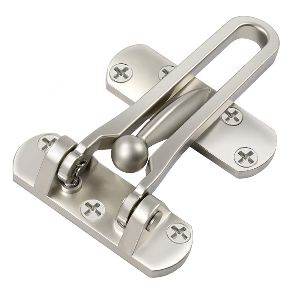 Home Security Hotel  Door Lock Swing Bar Door Guard Latch Thicken Solid Zinc Alloy Reinforcement portable door lock