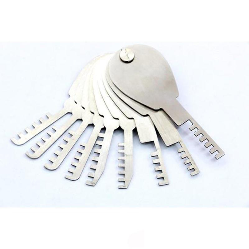 9Pcs Comb Picking Set Locksmith Tool Stainless Steel Lock Pick locksmith supplies lock pick tool lockpick set