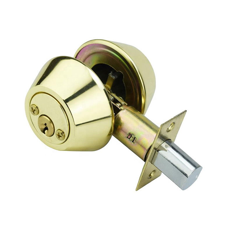 201/304 cerradura D102-SS  resist sawing latch brass cylinder residential homes door deadbolt lock