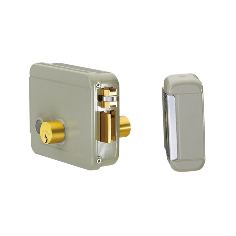 Stainless Steel 12V smart door lock cerradura inteligente Magnetic Electronic Metal Door Gate electronic Door Rim Lock