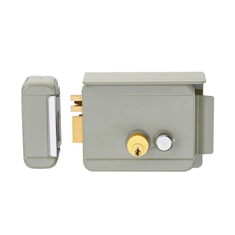 Stainless Steel 12V smart door lock cerradura inteligente Magnetic Electronic Metal Door Gate electronic Door Rim Lock