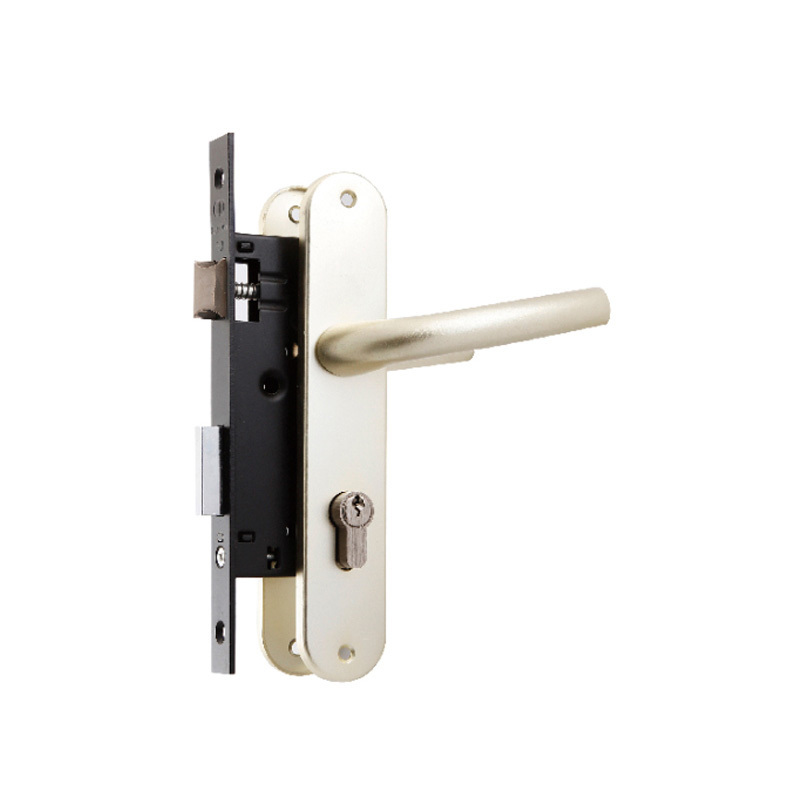 fechadura de porta door hardware stainless steel inner room door handle door lock cylinder cover