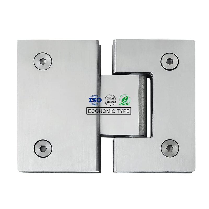 180 degree Glass Clamp Shower Door Fitting Bathroom Hinge heavy duty aluminum frameless swing glass door pivot hinge