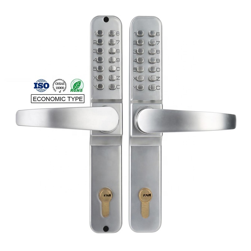 manufacturer wholesale Mechanical password outdoor door lock waterproof sunscreen zinc alloy mechanical digital code door lock