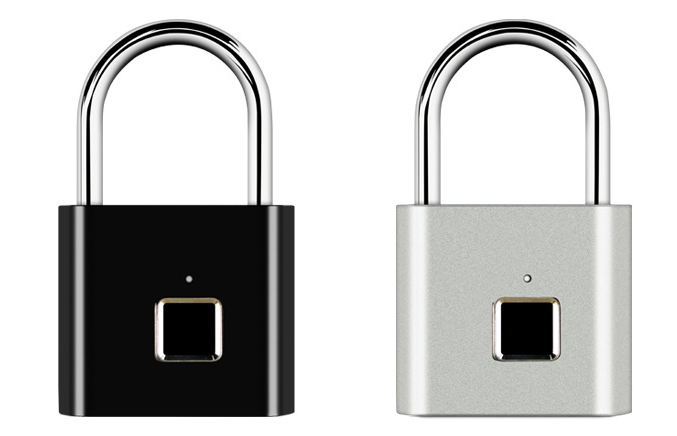 Smart Keyless Fingerprint Lock Luggage Door Finger Print Padlock ...