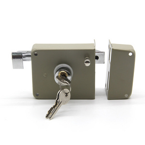 Sample available Double Bolt Night Latch Serrure de porte Safety Fighter Door Gate Rim Lock